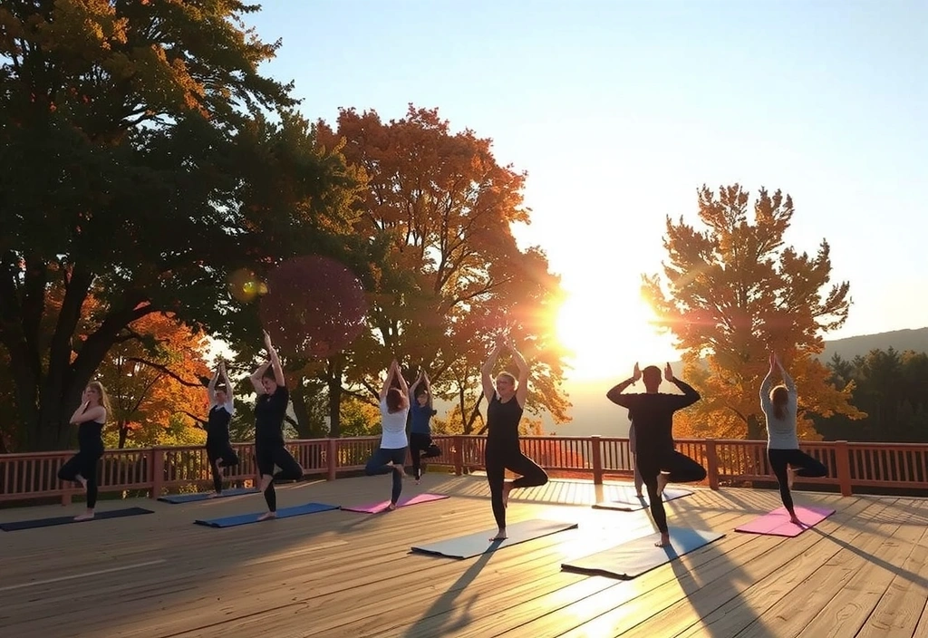 Autumn Equinox Yoga Retreat in a serene natural setting